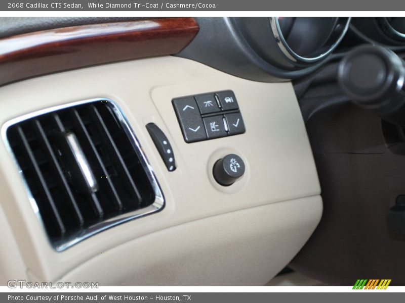 White Diamond Tri-Coat / Cashmere/Cocoa 2008 Cadillac CTS Sedan