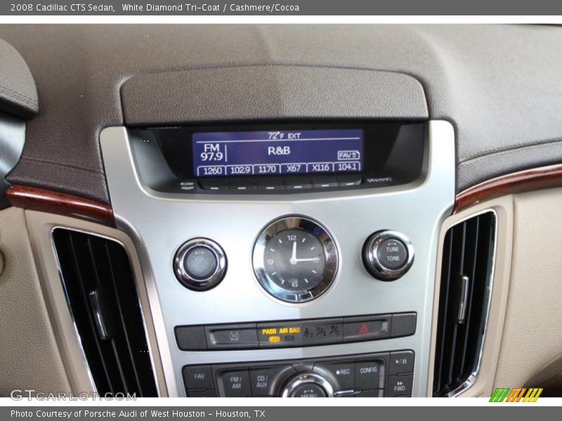White Diamond Tri-Coat / Cashmere/Cocoa 2008 Cadillac CTS Sedan