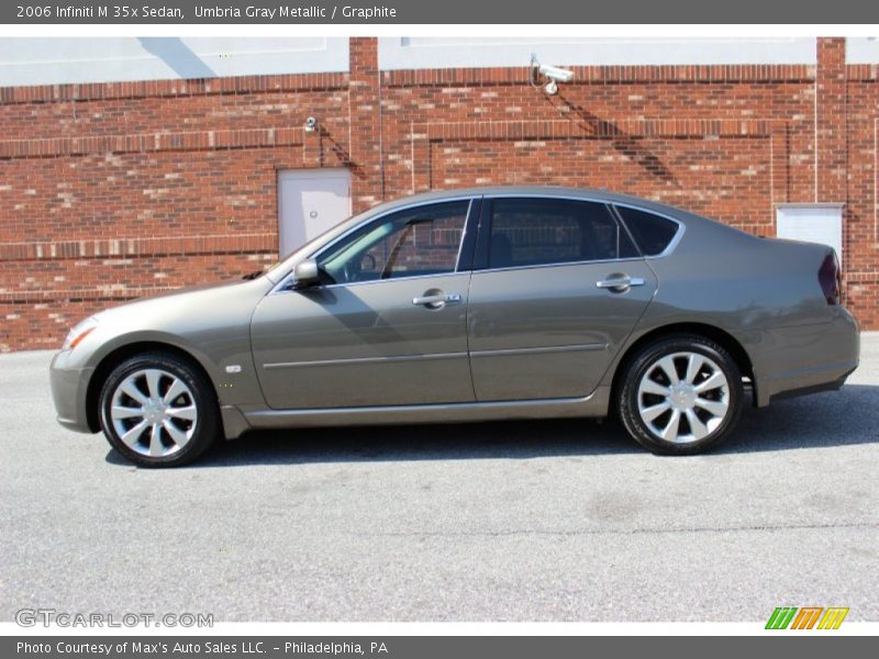 Umbria Gray Metallic / Graphite 2006 Infiniti M 35x Sedan