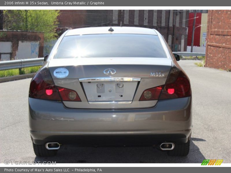 Umbria Gray Metallic / Graphite 2006 Infiniti M 35x Sedan
