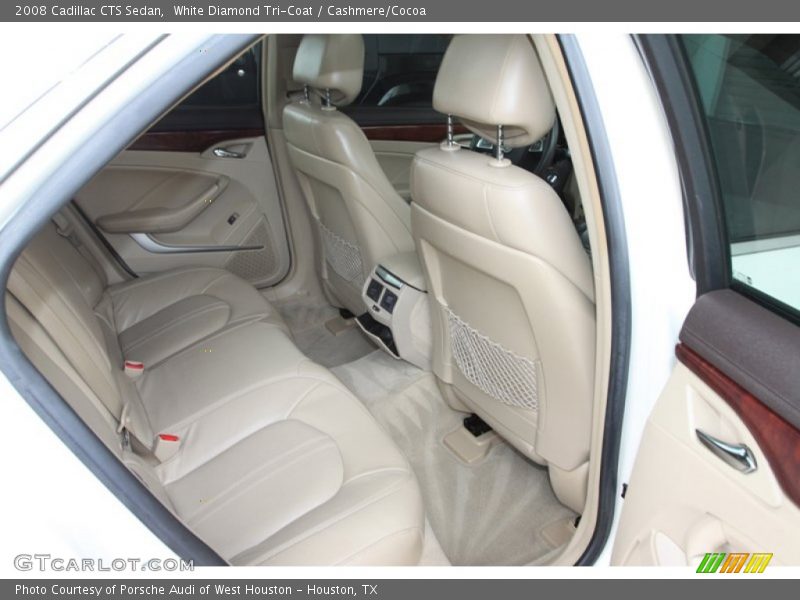 White Diamond Tri-Coat / Cashmere/Cocoa 2008 Cadillac CTS Sedan