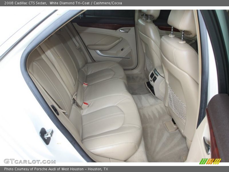 White Diamond Tri-Coat / Cashmere/Cocoa 2008 Cadillac CTS Sedan