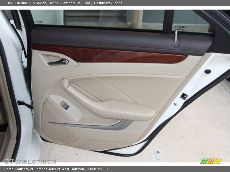 White Diamond Tri-Coat / Cashmere/Cocoa 2008 Cadillac CTS Sedan