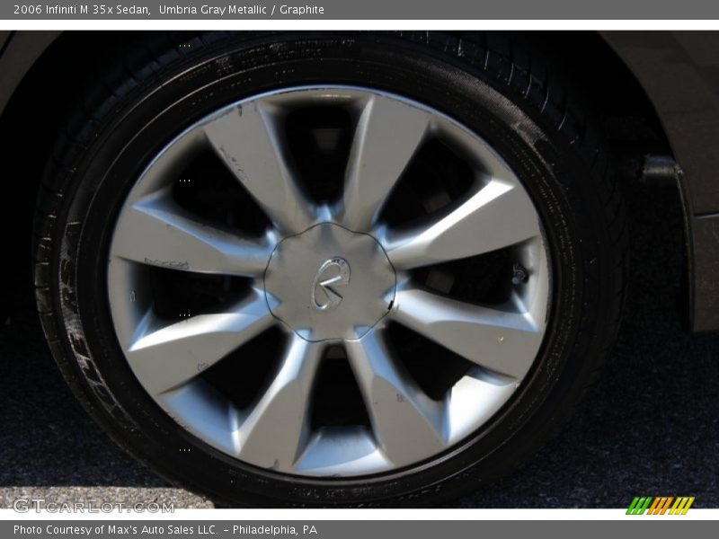 Umbria Gray Metallic / Graphite 2006 Infiniti M 35x Sedan