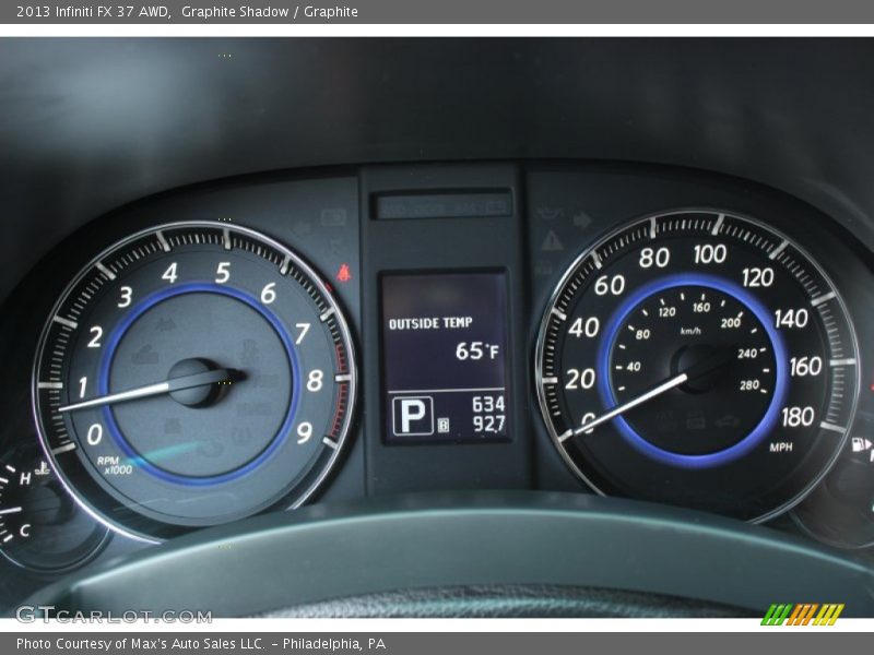 Graphite Shadow / Graphite 2013 Infiniti FX 37 AWD