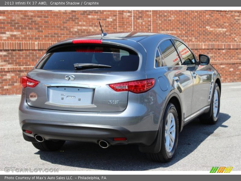Graphite Shadow / Graphite 2013 Infiniti FX 37 AWD