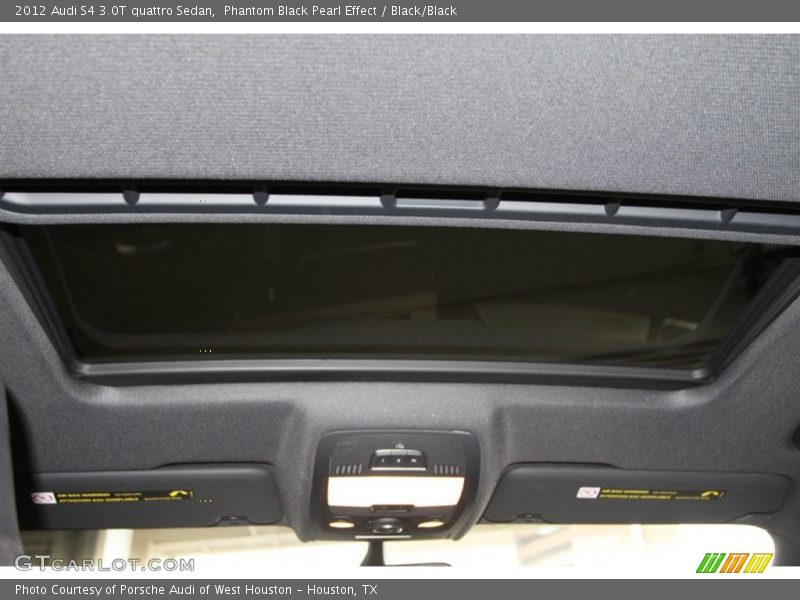 Phantom Black Pearl Effect / Black/Black 2012 Audi S4 3.0T quattro Sedan