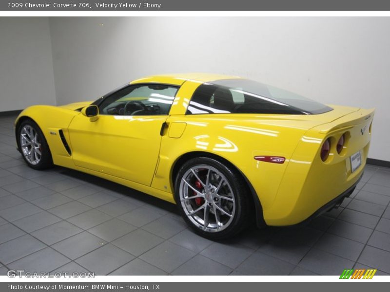 Velocity Yellow / Ebony 2009 Chevrolet Corvette Z06