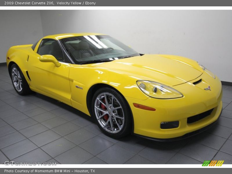Front 3/4 View of 2009 Corvette Z06