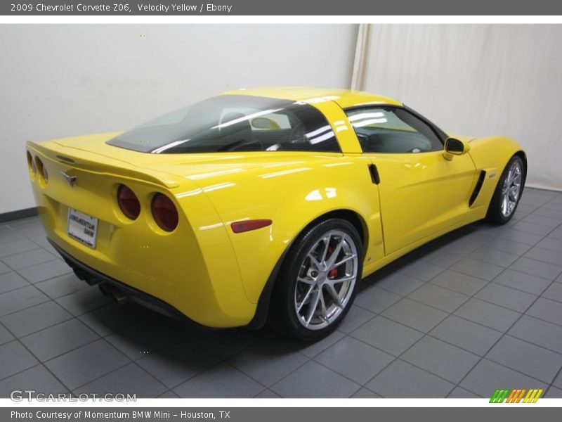 Velocity Yellow / Ebony 2009 Chevrolet Corvette Z06