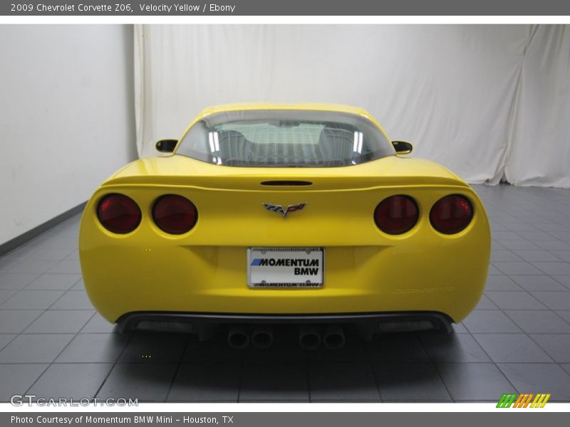 Velocity Yellow / Ebony 2009 Chevrolet Corvette Z06