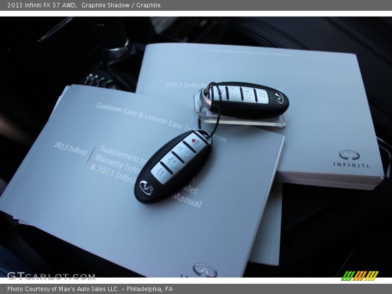 Graphite Shadow / Graphite 2013 Infiniti FX 37 AWD