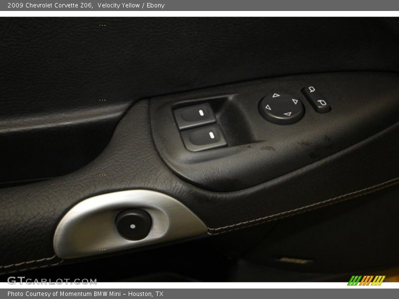 Controls of 2009 Corvette Z06