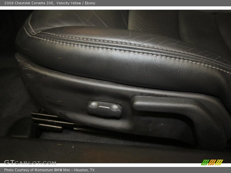 Velocity Yellow / Ebony 2009 Chevrolet Corvette Z06