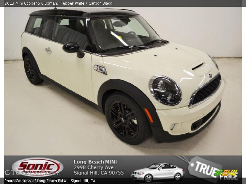 Pepper White / Carbon Black 2013 Mini Cooper S Clubman