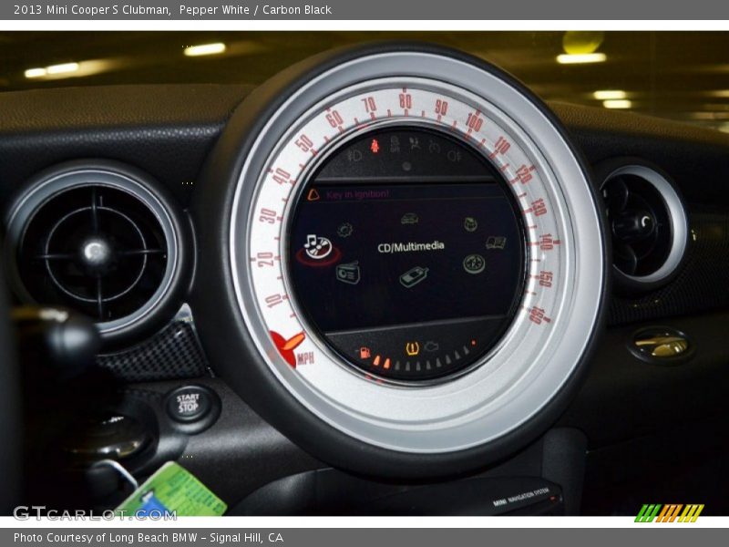 Pepper White / Carbon Black 2013 Mini Cooper S Clubman