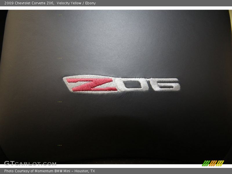 Velocity Yellow / Ebony 2009 Chevrolet Corvette Z06