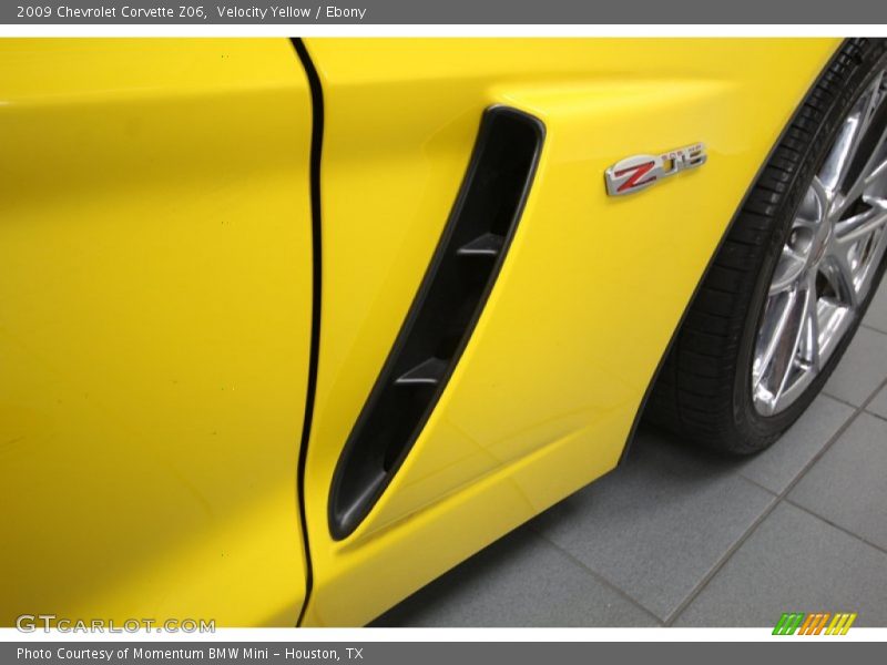 Velocity Yellow / Ebony 2009 Chevrolet Corvette Z06