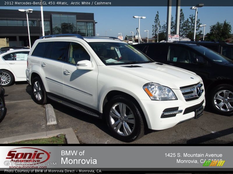 Arctic White / Cashmere 2012 Mercedes-Benz GL 450 4Matic