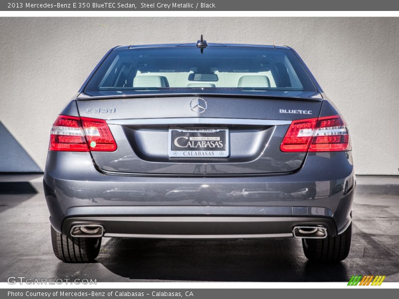 Steel Grey Metallic / Black 2013 Mercedes-Benz E 350 BlueTEC Sedan