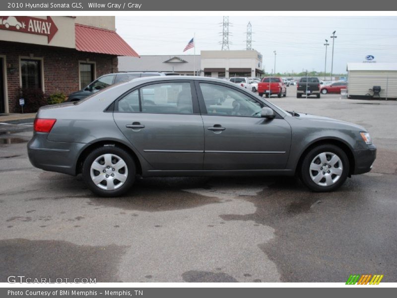 Willow Gray / Gray 2010 Hyundai Sonata GLS