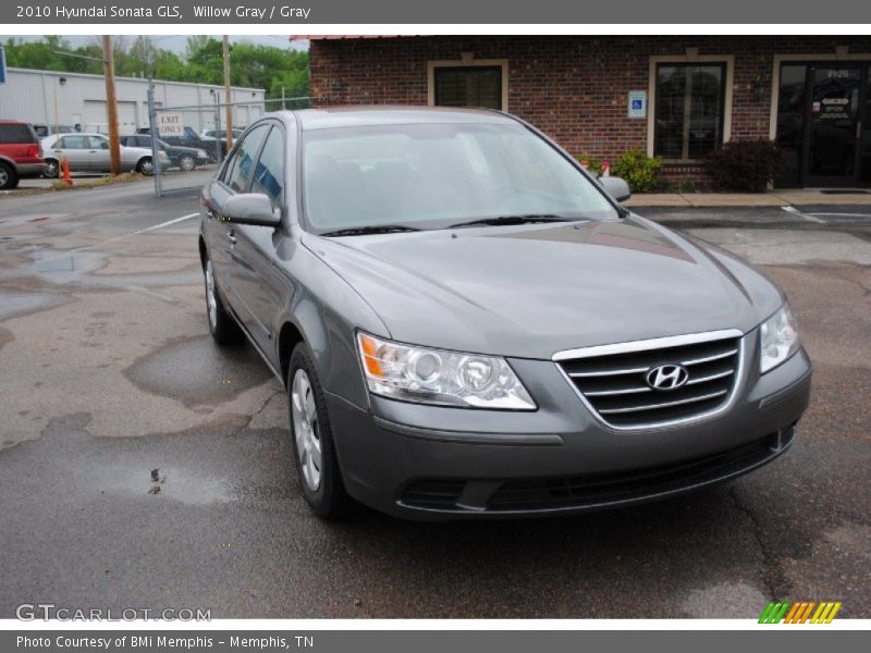 Willow Gray / Gray 2010 Hyundai Sonata GLS