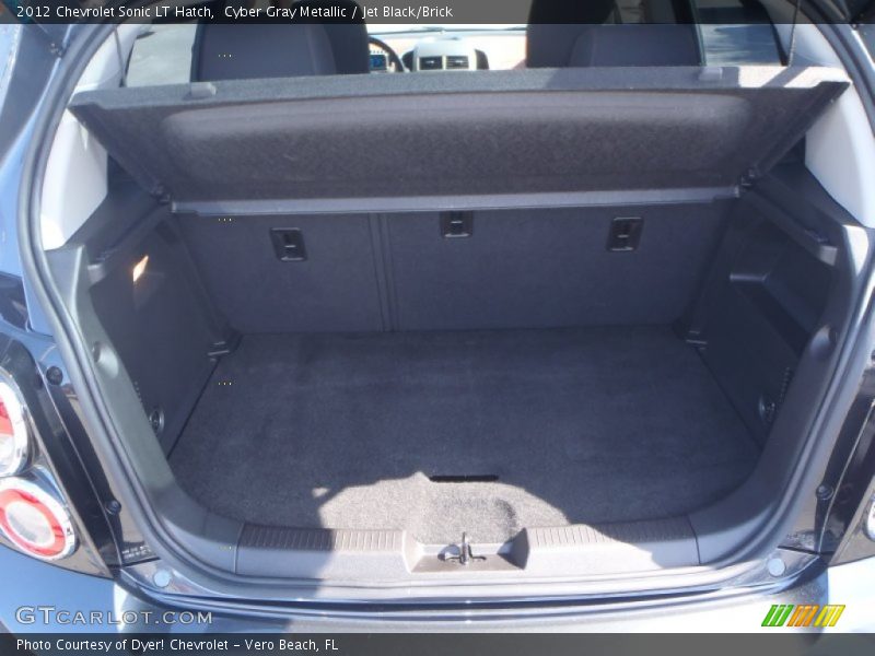 Cyber Gray Metallic / Jet Black/Brick 2012 Chevrolet Sonic LT Hatch