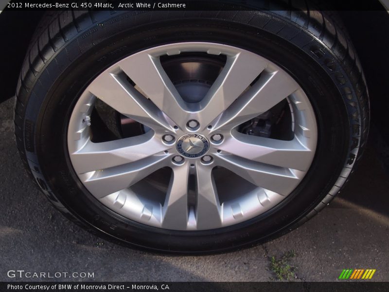 Arctic White / Cashmere 2012 Mercedes-Benz GL 450 4Matic