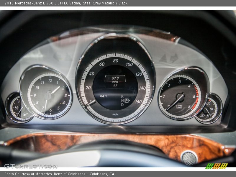 Steel Grey Metallic / Black 2013 Mercedes-Benz E 350 BlueTEC Sedan