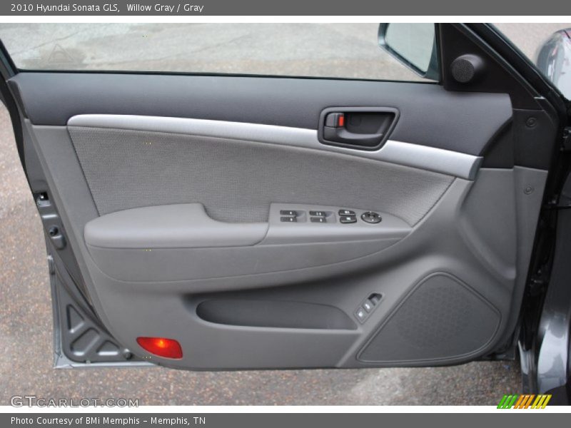 Willow Gray / Gray 2010 Hyundai Sonata GLS