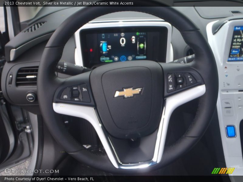 Silver Ice Metallic / Jet Black/Ceramic White Accents 2013 Chevrolet Volt