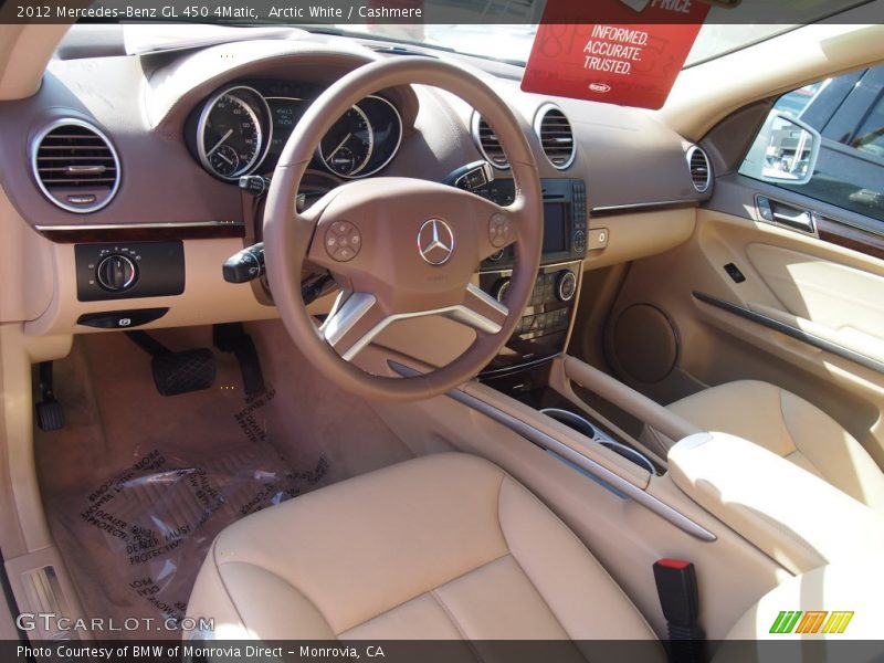 Arctic White / Cashmere 2012 Mercedes-Benz GL 450 4Matic