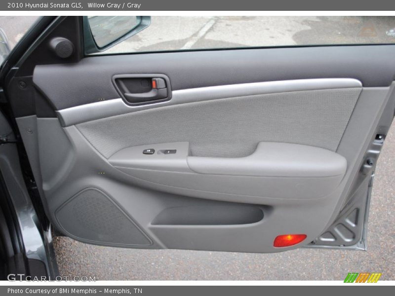 Willow Gray / Gray 2010 Hyundai Sonata GLS