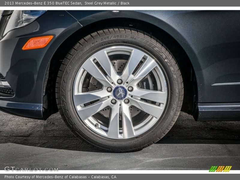 Steel Grey Metallic / Black 2013 Mercedes-Benz E 350 BlueTEC Sedan