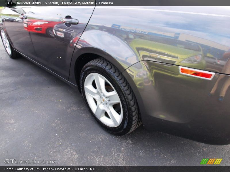Taupe Gray Metallic / Titanium 2010 Chevrolet Malibu LS Sedan