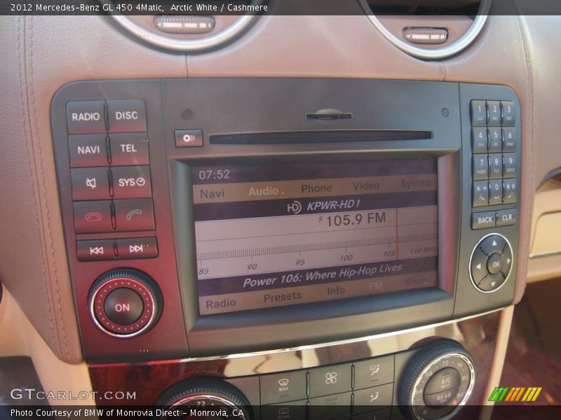 Arctic White / Cashmere 2012 Mercedes-Benz GL 450 4Matic