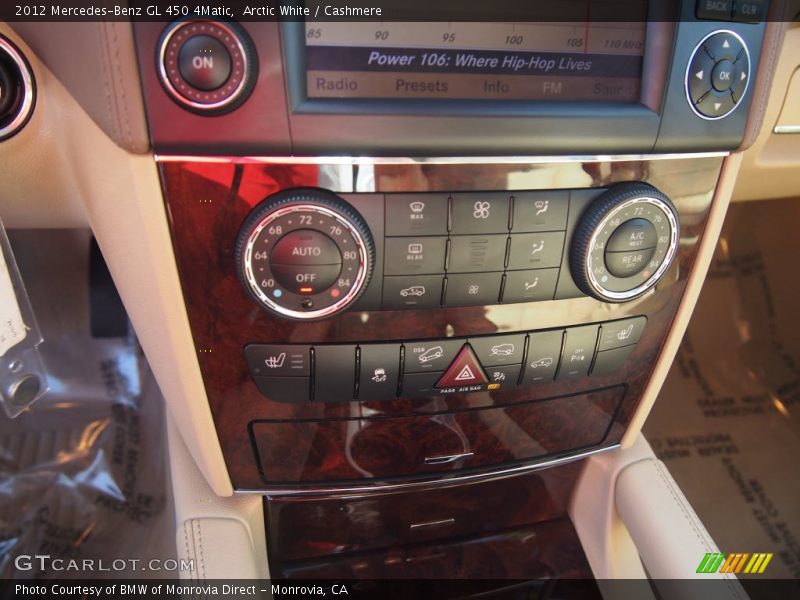 Arctic White / Cashmere 2012 Mercedes-Benz GL 450 4Matic