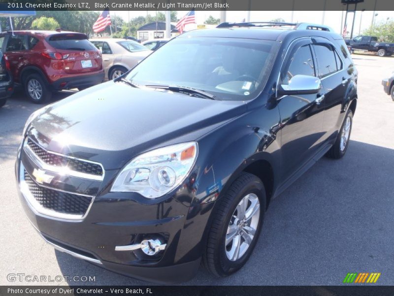 Black Granite Metallic / Light Titanium/Jet Black 2011 Chevrolet Equinox LTZ