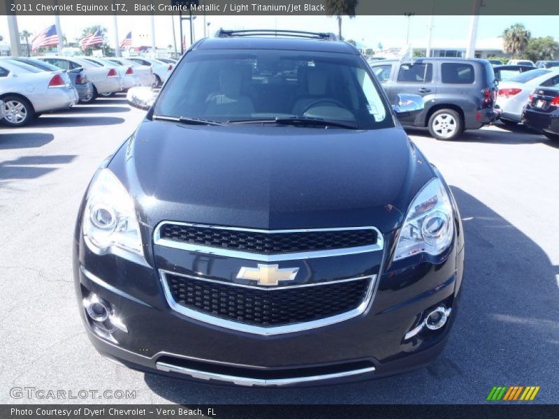 Black Granite Metallic / Light Titanium/Jet Black 2011 Chevrolet Equinox LTZ