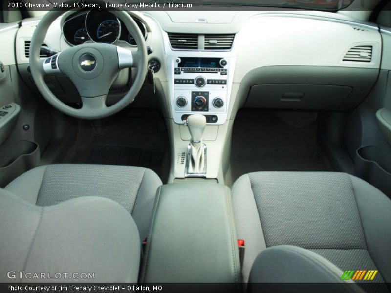 Taupe Gray Metallic / Titanium 2010 Chevrolet Malibu LS Sedan