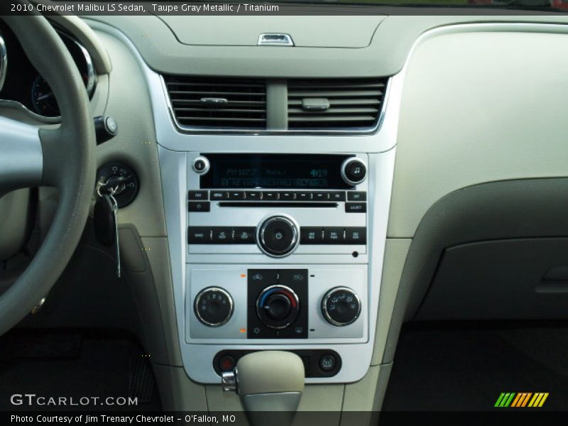 Taupe Gray Metallic / Titanium 2010 Chevrolet Malibu LS Sedan