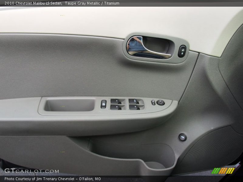 Taupe Gray Metallic / Titanium 2010 Chevrolet Malibu LS Sedan