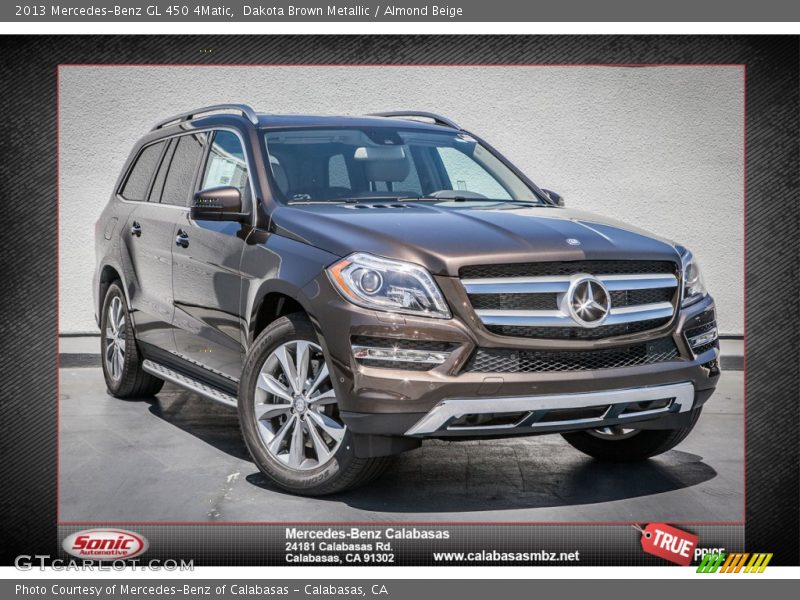 Dakota Brown Metallic / Almond Beige 2013 Mercedes-Benz GL 450 4Matic