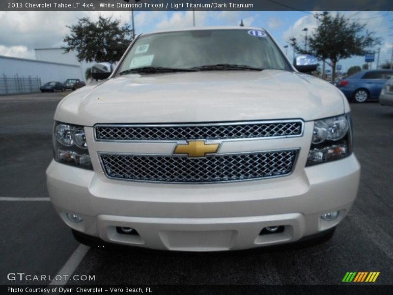 White Diamond Tricoat / Light Titanium/Dark Titanium 2013 Chevrolet Tahoe LT 4x4