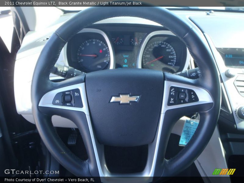 Black Granite Metallic / Light Titanium/Jet Black 2011 Chevrolet Equinox LTZ