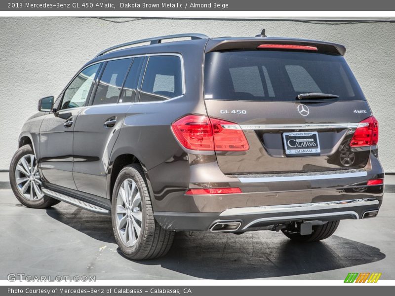 Dakota Brown Metallic / Almond Beige 2013 Mercedes-Benz GL 450 4Matic