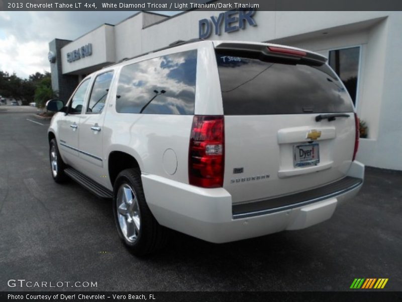 White Diamond Tricoat / Light Titanium/Dark Titanium 2013 Chevrolet Tahoe LT 4x4