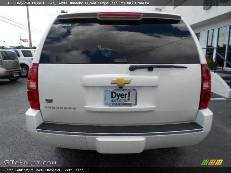 White Diamond Tricoat / Light Titanium/Dark Titanium 2013 Chevrolet Tahoe LT 4x4