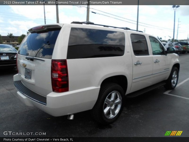 White Diamond Tricoat / Light Titanium/Dark Titanium 2013 Chevrolet Tahoe LT 4x4