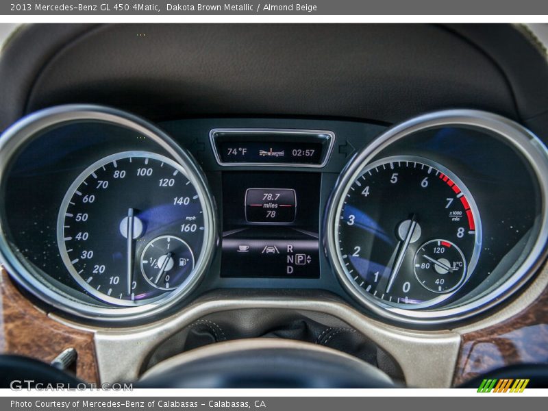 Dakota Brown Metallic / Almond Beige 2013 Mercedes-Benz GL 450 4Matic